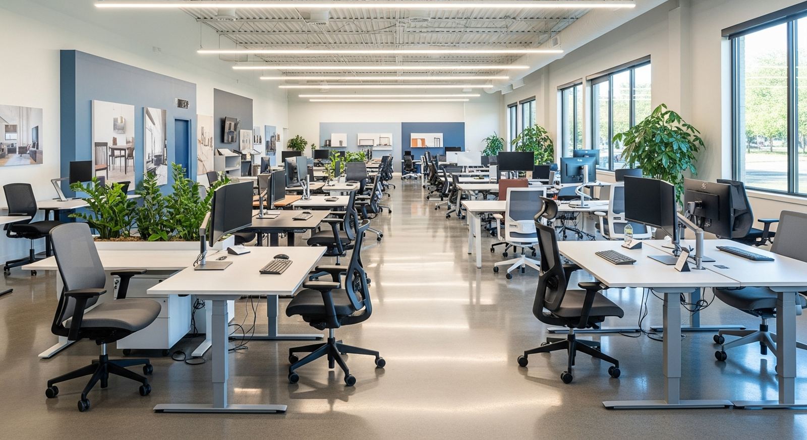 Mobiliario ergonómico de oficina